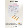 Silikon Saplı Bebek Çelik Çatal Kaşık Bıçak Seti, 316L Çelik, BLW, Saklama Kutulu, Turuncu