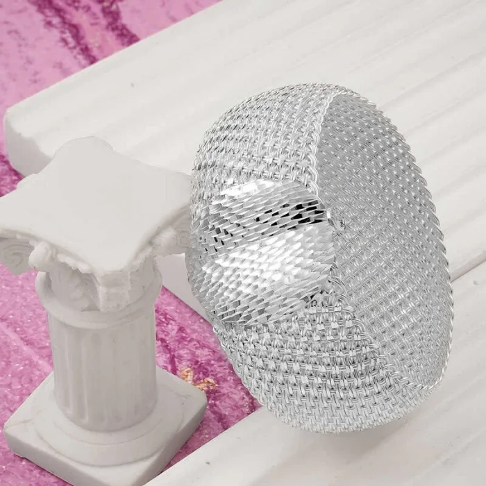 925 Ayar Gümüş Elişi Kalemli Kadın Bilezik T7997 (336336)