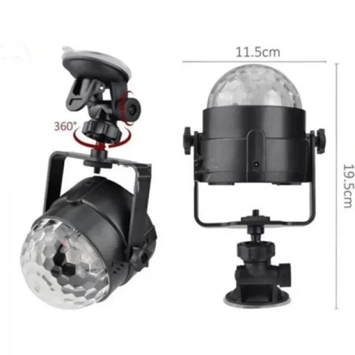 Buğz Uzaktan Kumandalı, Ses Kontrollü LED Disko Işığı - Parti ve Kulüpler Için