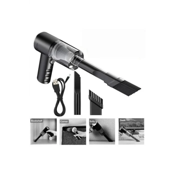 Mini Vakumlu Araç Süpürgesi El Süpürgesi Şarjlı Çok Fonksiyonlu Revo-9985 Uyumlu