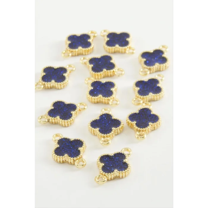 Çiçek Çift Kulplu Mineli Bileklik ve Kolye Ucu Aparatı 1 Adet