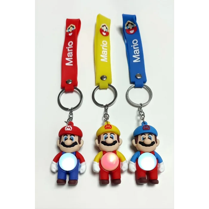 Maryo Işıklı Silikon Anahtarlık