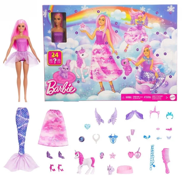 JFL66 Barbie Advent Calendar -Yılbaşı Özel Seti