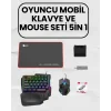 Bluetooth 5.3 Bağlantılı Mobil Oyun Dönüştürücü Set – Klavye + Mouse + Adaptör