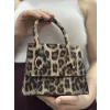 luxe leopar cilt çanta