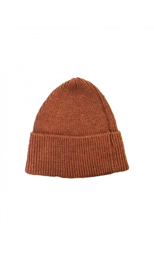 Çocuk Dokuma Triko Bere - Kahve