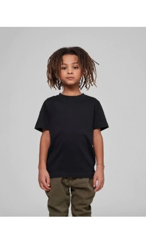 Çocuk Unisex Basic T-Shirt - Siyah