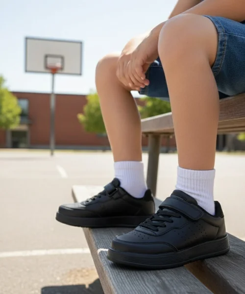 Atina-Siyah Çocuk Günlük Sneaker