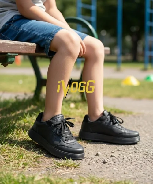 Atina-Siyah Çocuk Günlük Sneaker