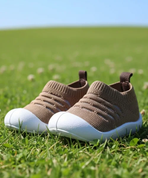 Bebek İlk Adım Ayakkabısı-Kahve Panduf