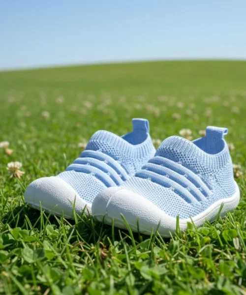 Bebek İlk Adım Ayakkabısı-Mavi Panduf