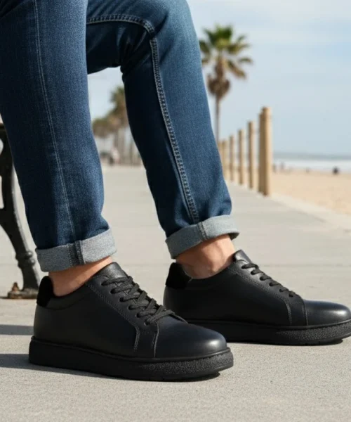 Milano-Siyah Erkek Günlük Ayakkabı