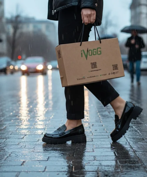 Paris-Siyah Kadın Loafer Ayakkabı