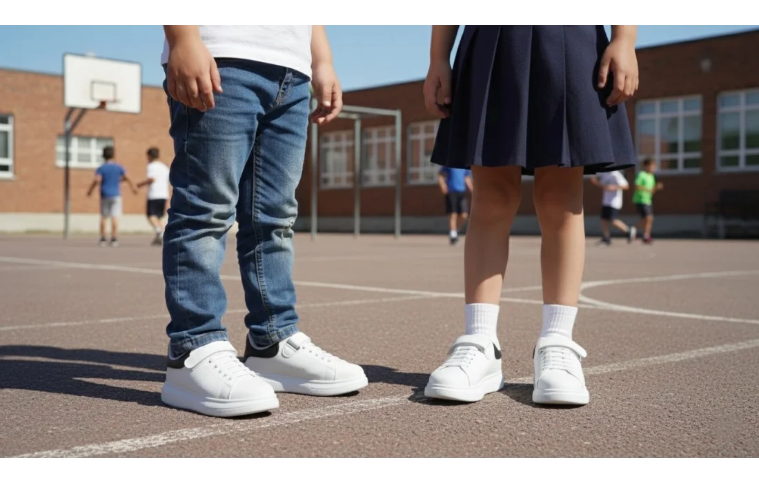 Oltu-Beyaz Çocuk Sneaker