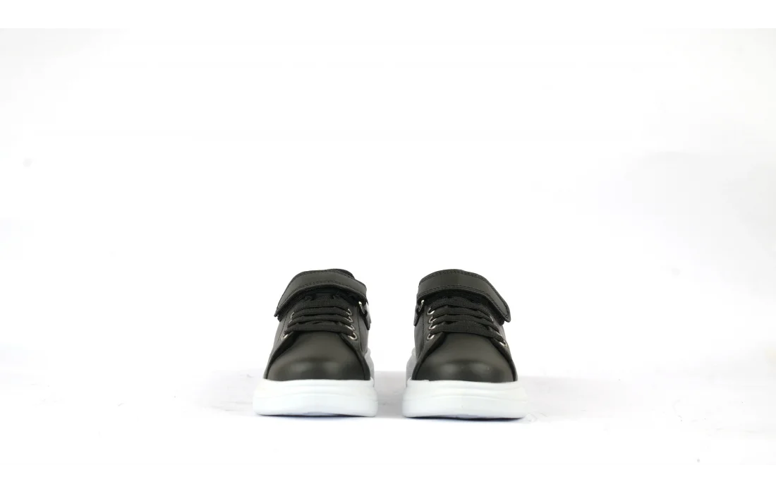 Oltu-Siyah Çocuk Sneaker