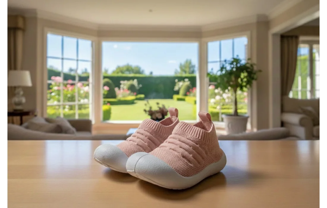 Bebek İlk Adım Ayakkabısı-Pembe Panduf