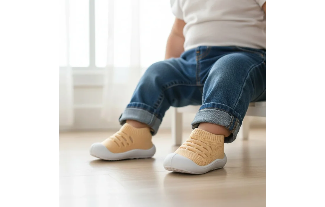 Bebek İlk Adım Ayakkabısı-Sarı Panduf