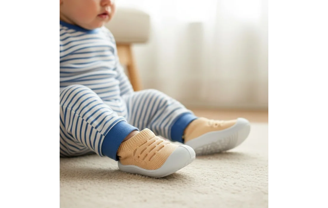 Bebek İlk Adım Ayakkabısı-Sarı Panduf