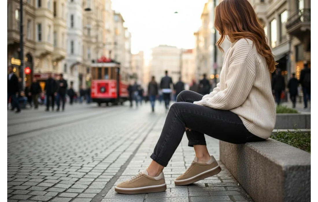 Napoli-Bej Kadın Günlük Casual Ayakkabı