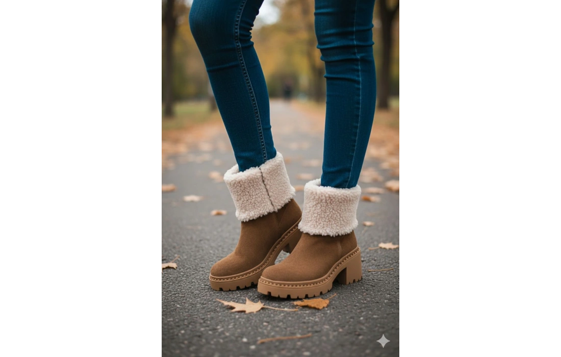 Kadın Kalın Topuklu Bot