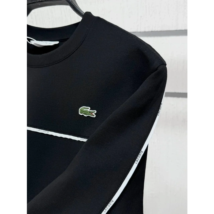 Erkek Classic Fit Bisiklet Yaka Siyah Sweatshirt