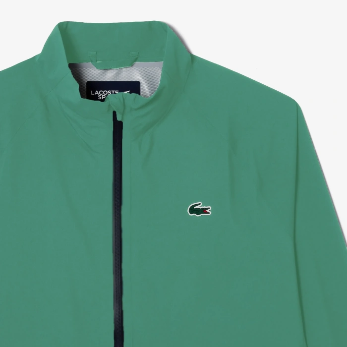 Erkek Su Tutmayan Esnek Golf Rüzgarlığı & Ceket Yeşil