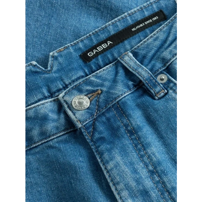 Gabba Regular Fit Kot Pantolon - Athen - Mavi
