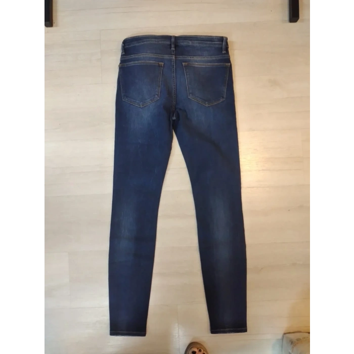 Kadın Dar Paça Kot Pantolon - Orta Koyu Mavi