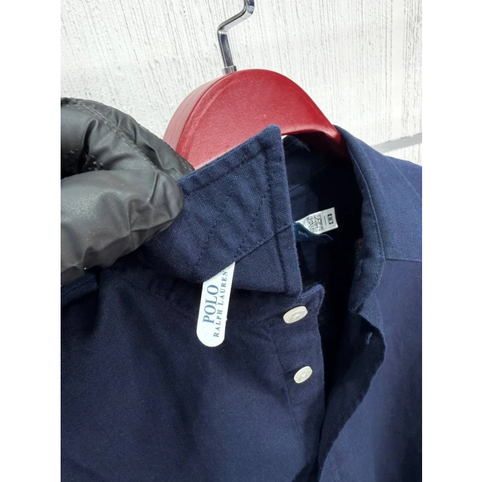 Kadın Premium %100 Linen (Keten) Regular Fit Gömlek - Lacivert