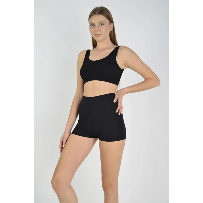 Kadın Sporcu Kısa Şort Boxer (10lu Paket)