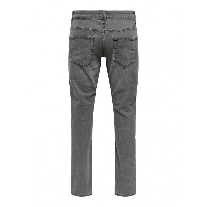 Only&Sons Jeans Slim Fit Kot Pantolon - Gri - Onsloom