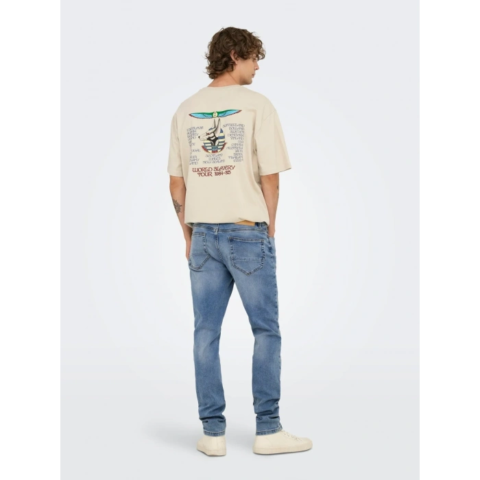 Only&Sons Jeans Slim Fit Kot Pantolon - Mavi - Onsloom