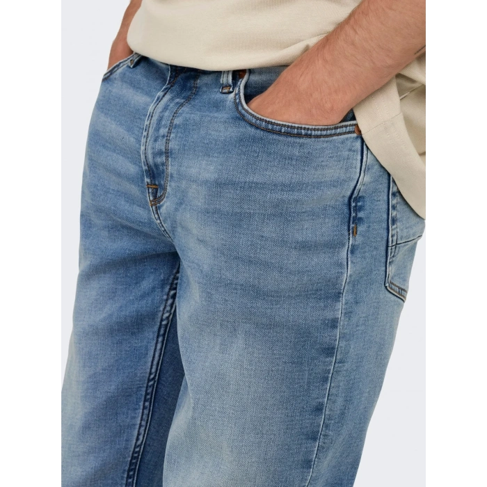 Only&Sons Jeans Slim Fit Kot Pantolon - Mavi - Onsloom