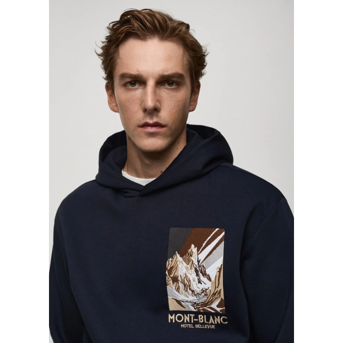 Önü Dtf Baskılı Oversize Hoodie Sweat