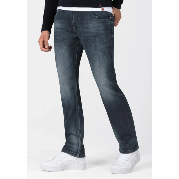 Timezone Jeans Regular Fit Medium Waist Kot Pantolon - Mavi - GeorgTZ