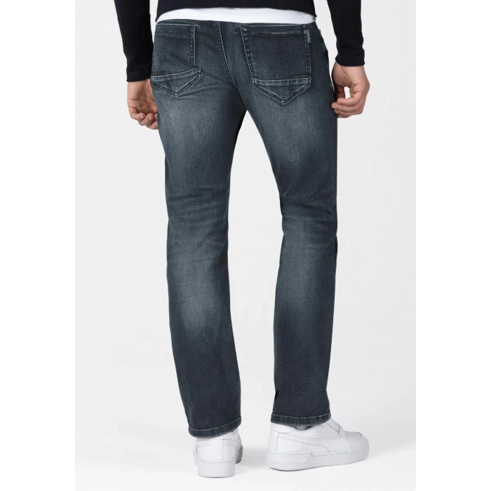 Timezone Jeans Regular Fit Medium Waist Kot Pantolon - Mavi - GeorgTZ