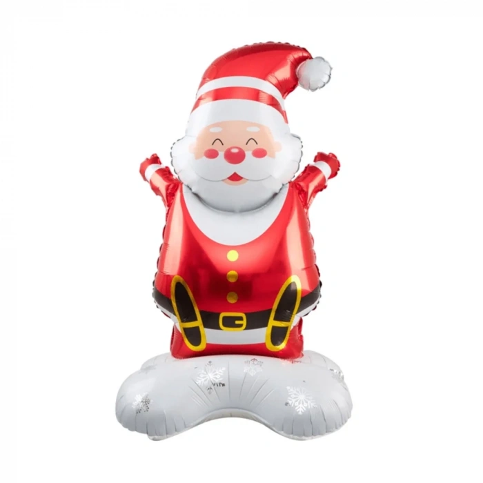 Yılbaşı Folyo Balon - Ayaklı Noel Baba