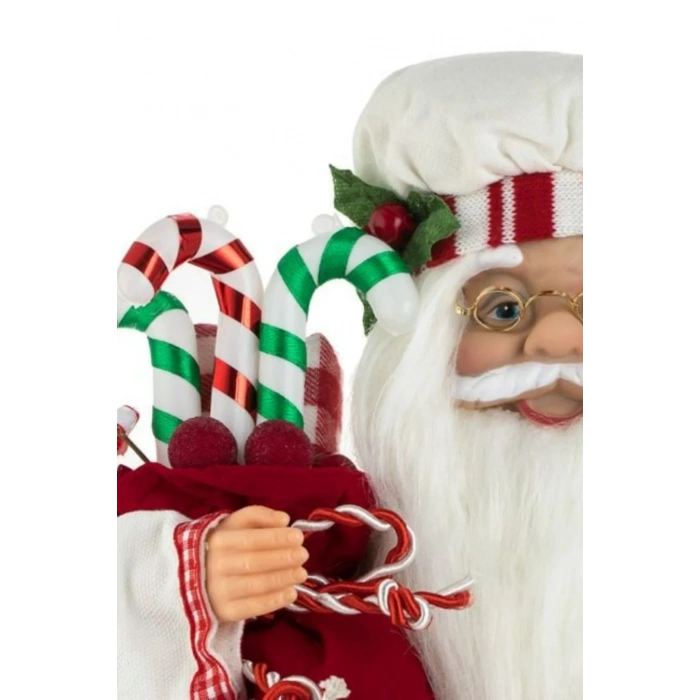 Yılbaşı Gerçekçi Figür Noel Baba Şekerlemecisi 45cm