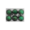 Ağaç Süsleme Topları 6lı - 4cm - Mat Yeşil