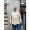 Büyük Beden Tshirt Polo U.Kol Cepli Bej