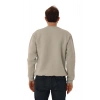 Erkek Bisiklet Yaka Regular Kalıp Logolu Sweatshirt Gri