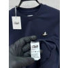 Erkek Bisiklet Yaka Regular Kalıp Logolu Sweatshirt Lacivert