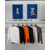 Erkek Bisiklet Yaka Regular Kalıp Logolu Sweatshirt Lacivert
