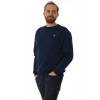 Erkek Bisiklet Yaka Regular Kalıp Logolu Sweatshirt Lacivert