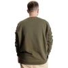 Erkek Büyük Beden Sweatshirt Bisiklet Yaka Basic Haki