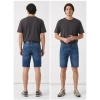 Erkek Hunter Casual Straight Leg Kot Şort - Mavi