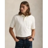 Erkek Klasik Regular Fit Düğmeli Polo Yaka Tişört - Krem
