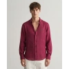 Erkek Müslin Regular Fit Gömlek - Bordo