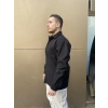 Erkek Premium Cepli Kaşe Gömlek - Siyah