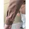 Erkek Premium Kaşe Gömlek - Kahverengi